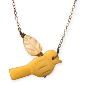 Handmade Peace Dove Necklace